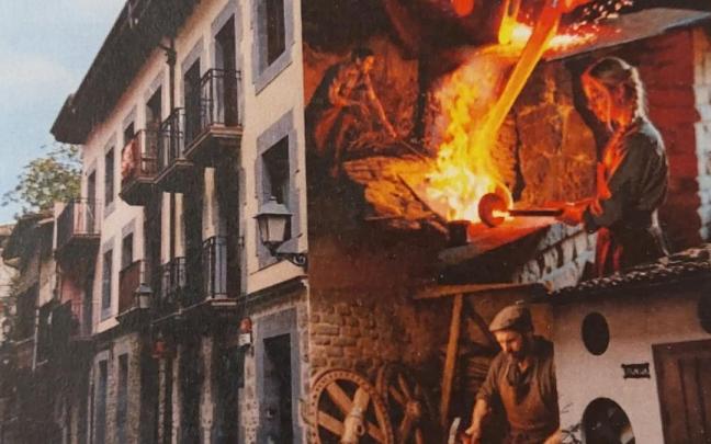 Boceto ganador del segundo certamen de murales de Artziniega