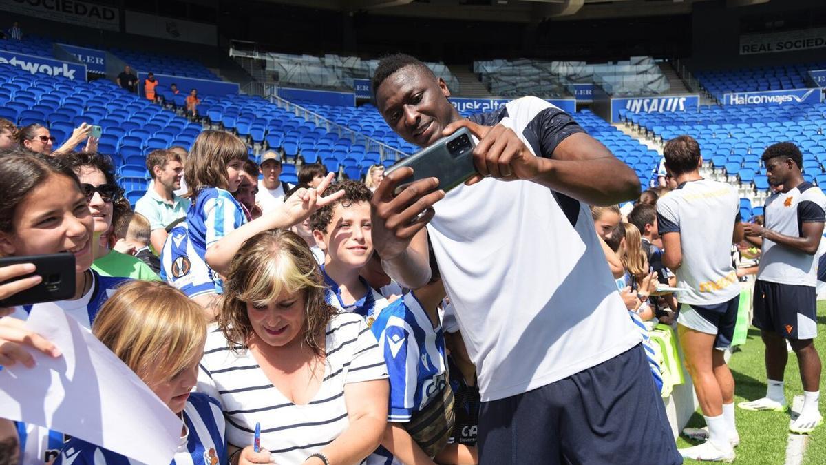 Real Sociedad: primer entrenamiento de la pretemporada. / PEDRO MARTÍNEZ
