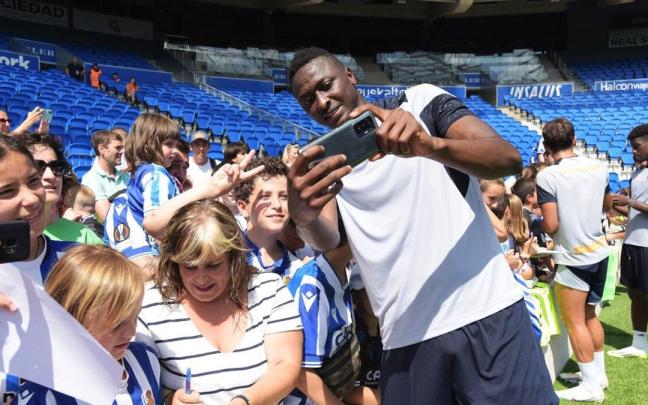 Real Sociedad: primer entrenamiento de la pretemporada. / PEDRO MARTÍNEZ