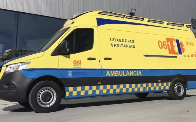 Ambulancia del 061-Urxencias Sanitarias de Galicia.