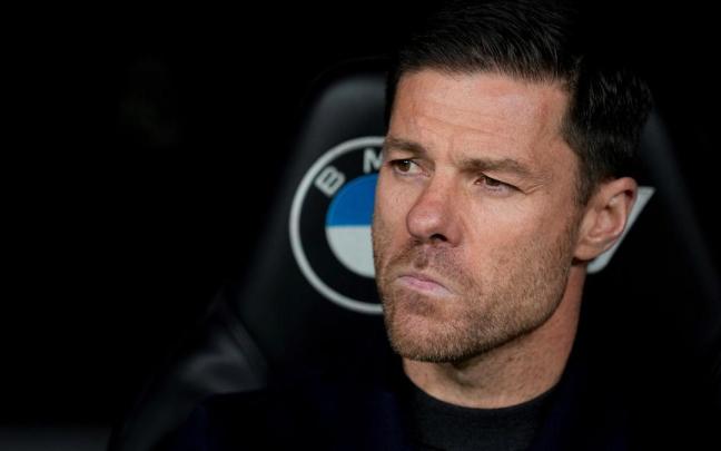 Xabi Alonso, durante su etapa en el banquillo del Real Madrid.