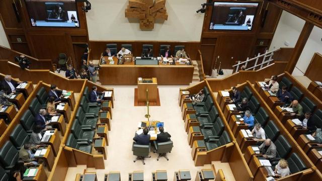 El pleno del Parlamento Vasco ha debatido sobre la situación de las personas sordas.