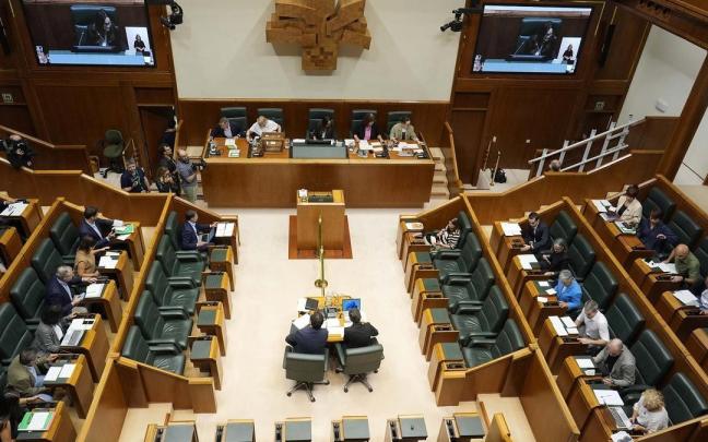 El pleno del Parlamento Vasco ha debatido sobre la situación de las personas sordas.