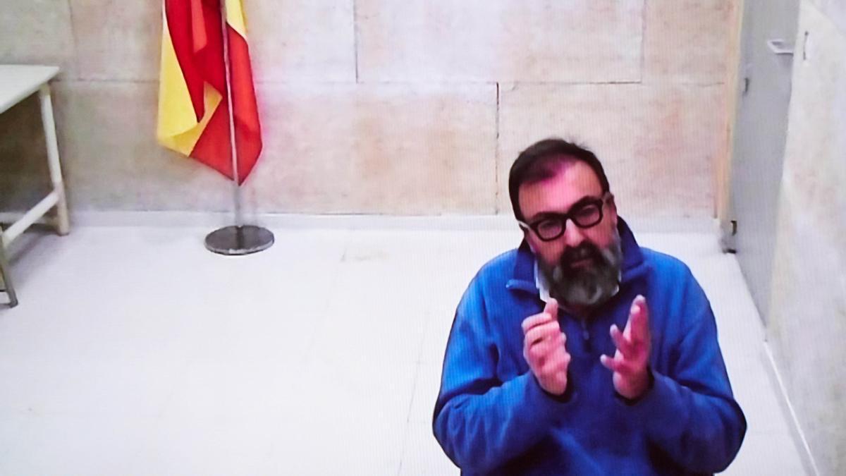 Koldo Garcia en una comparecencia.