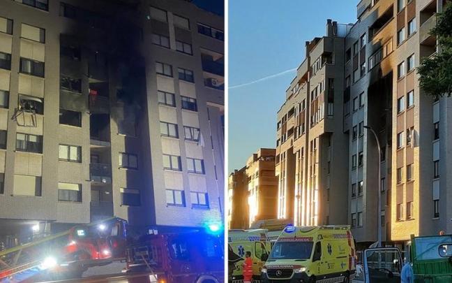 El edificio en el que se ha registrado la explosión.