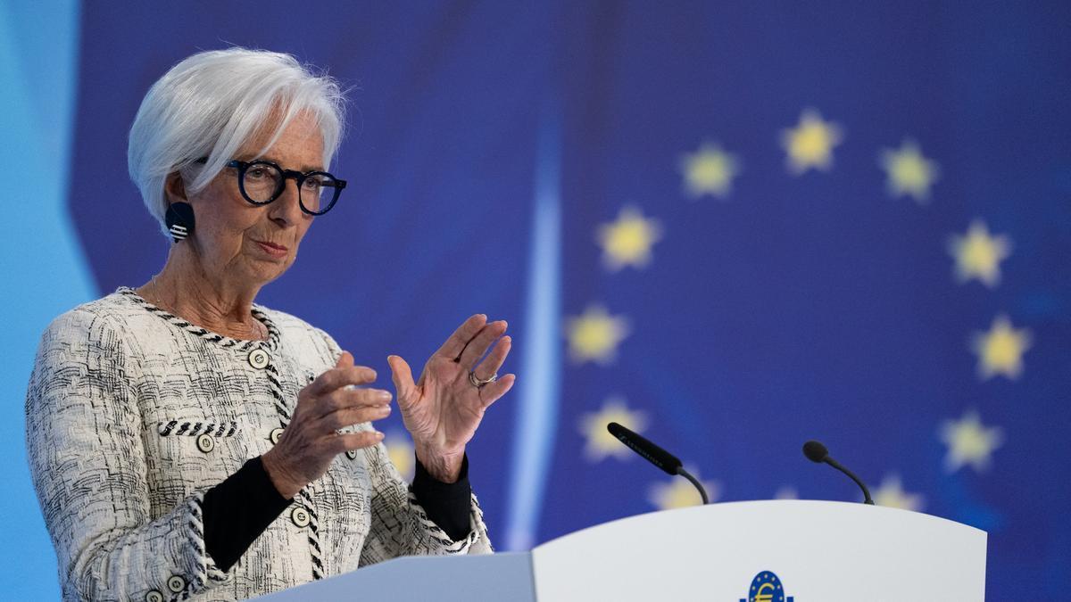 Christine Lagarde, presidenta del Banco Central Europeo.