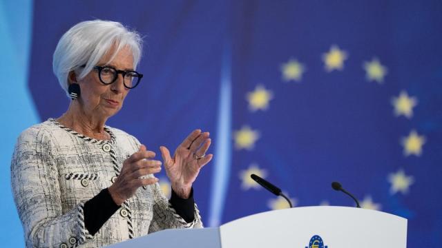 Christine Lagarde, presidenta del Banco Central Europeo.