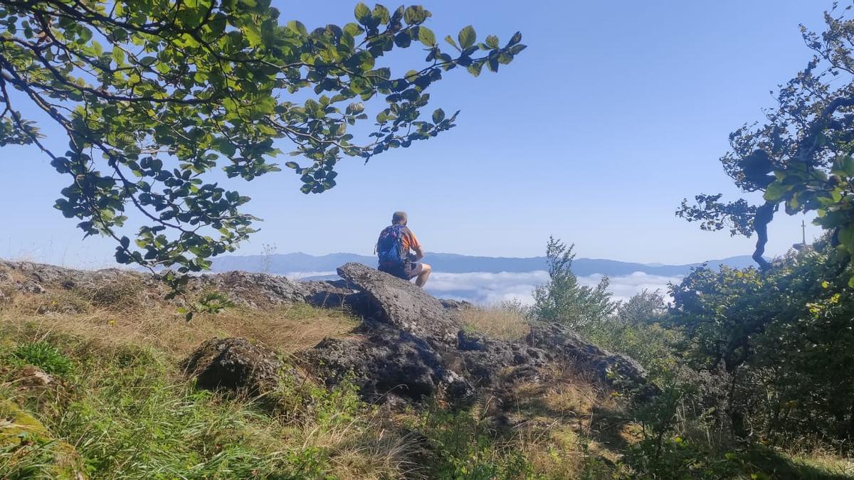 A punto de llegar a la cruz