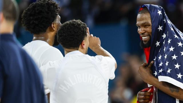 Kevint Durant, con la selección de Estados Unidos.