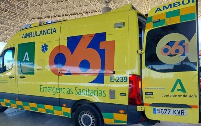 Una ambulancia del 061. / EP Una ambulancia del 061.