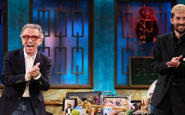 Jordi Hurtado y David Broncano, ayer en 'La Revuelta'