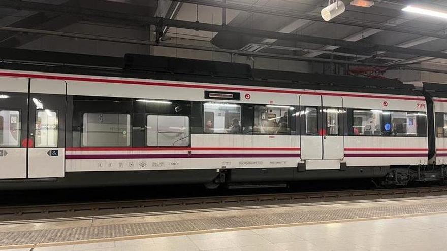 Un tren de Cercanías de Málaga en una foto de archivo.