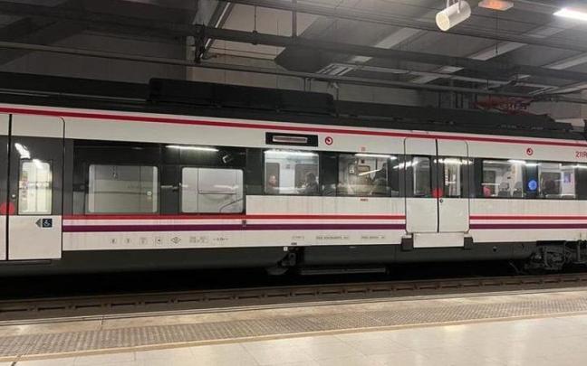 Un tren de Cercanías de Málaga en una foto de archivo.