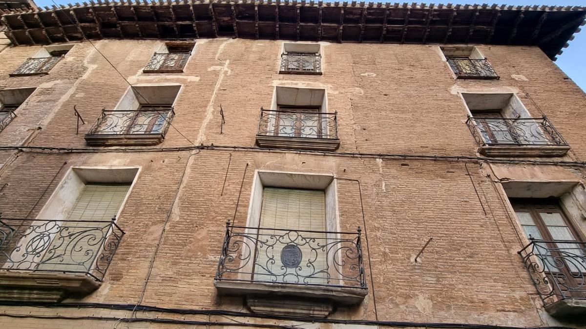 Aspecto del Palacio de los Alonso de Corella ubicado junto al Consistorio