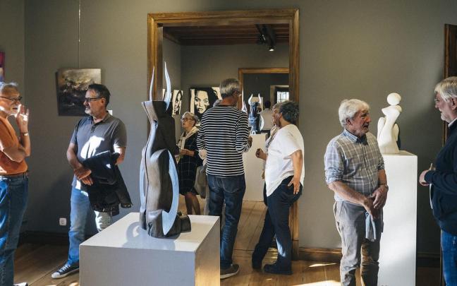 Imagen de la exposición de 'Baionako kortsarioak' en el museo Laboratorium en 2022.