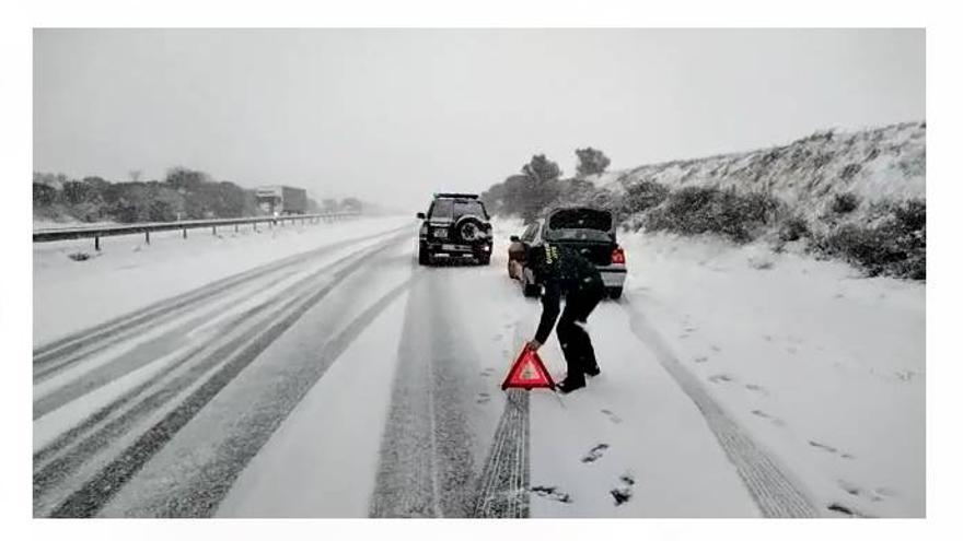 Auxilio a un conductor en la A-12