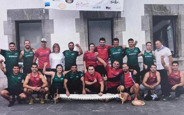 Delegación de Arrigorriaga que se encuentra ya en Argentina para participar en la Semana Vasca de Tandil