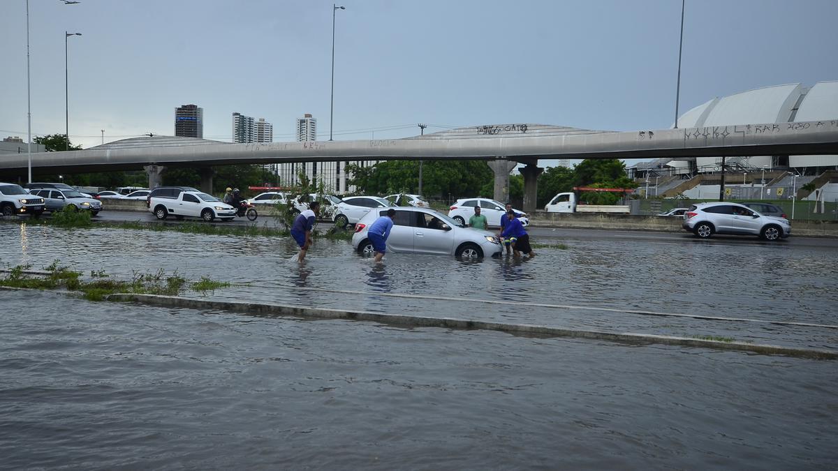 Temporal en Brasil en una imagen de archivo