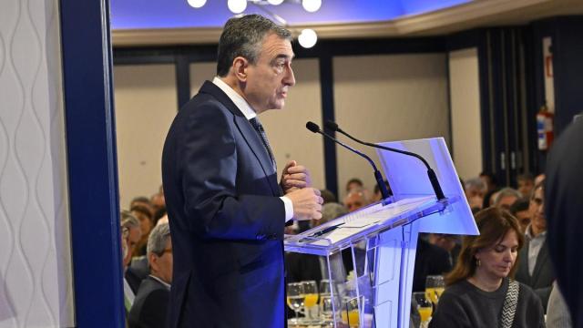 El presidente del EBB del PNV, Aitor Esteban, este viernes