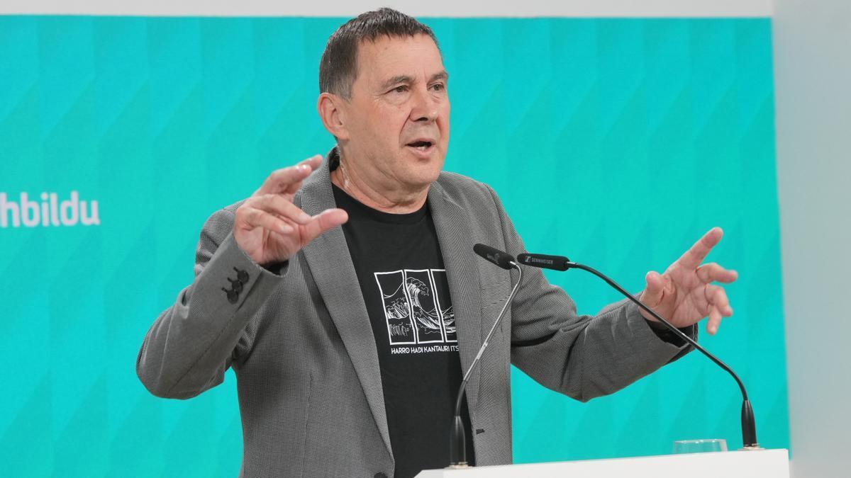 El secretario general de EH Bildu, Arnaldo Otegi