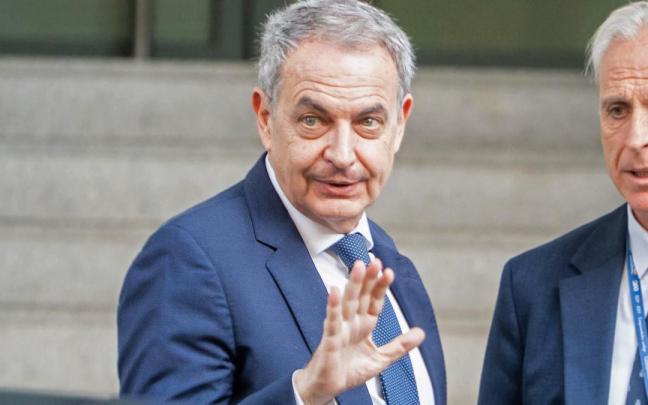 El expresidente del Gobierno José Luis Rodríguez Zapatero a su llegada a la Audiencia Nacional el pasado 17 de junio