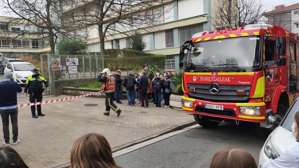 Imagen de archivo de los Bomberos en una intervención en Irun