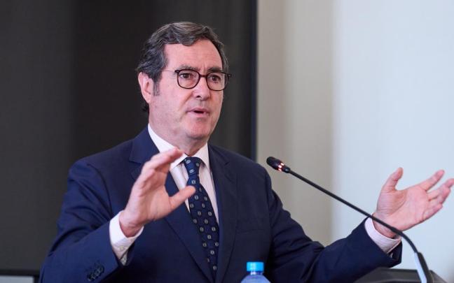 El presidente de la CEOE, Antonio Garamendi