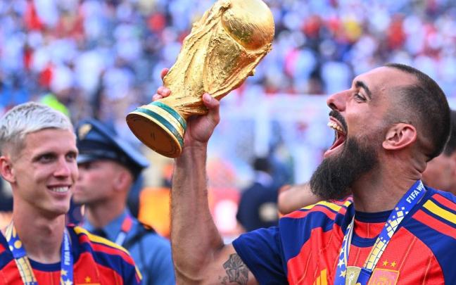 Borja Iglesias tras ganar el Mundial 2026 junto a la selección española