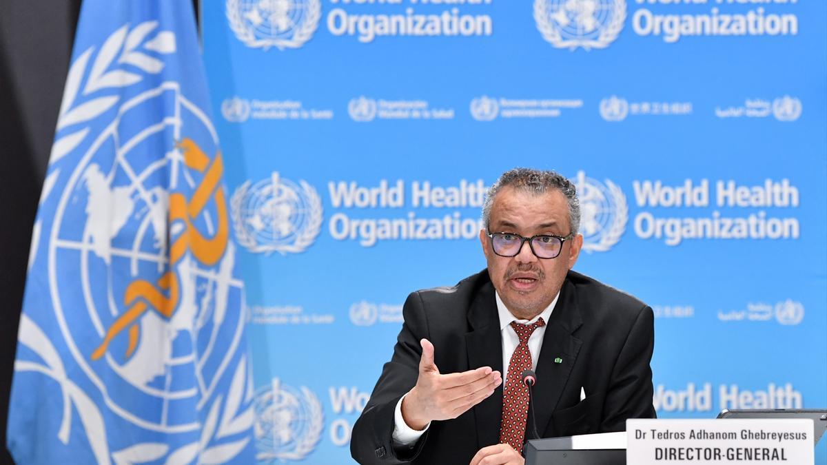 El director general de la OMS, Tedros Adhanom Ghebreyesus.