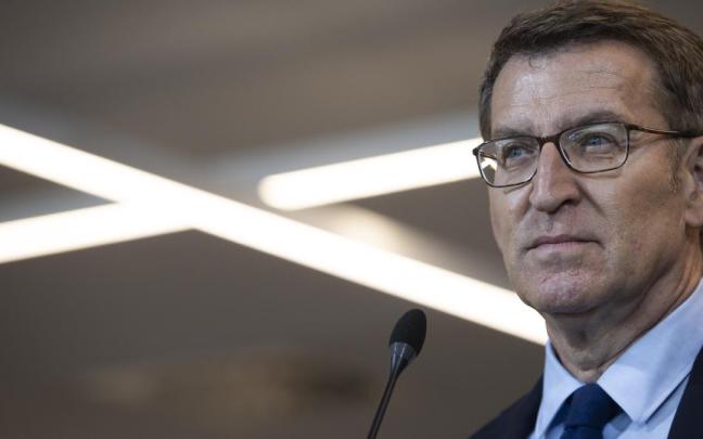 El presidente del PP, Alberto Núñez Feijóo.