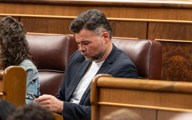 El diputado de ERC, Gabriel Rufián.