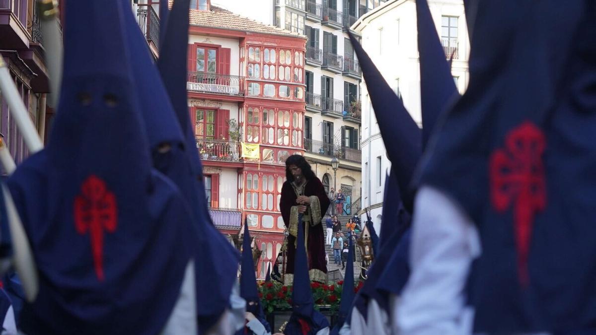 Procesión del Santo Entierro en Bilbao.