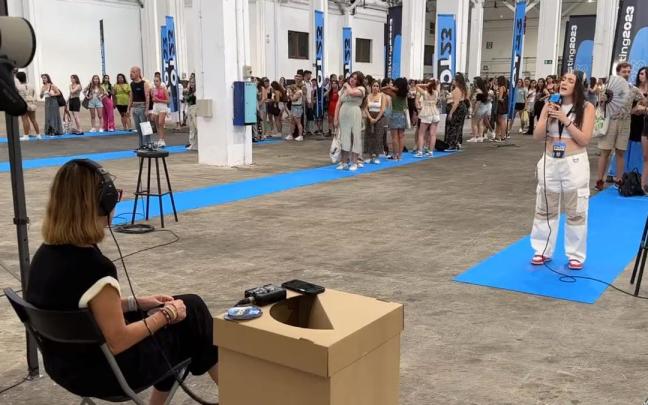 El casting de OT en Barcelona.