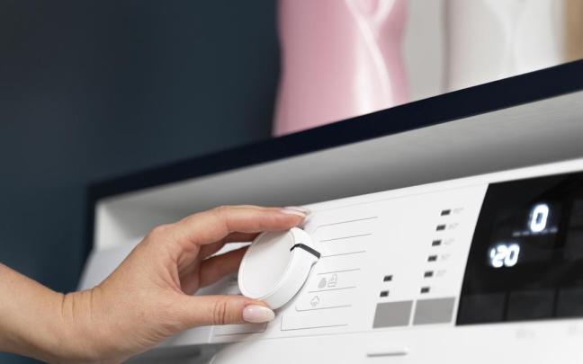 Detalle de una lavadora.