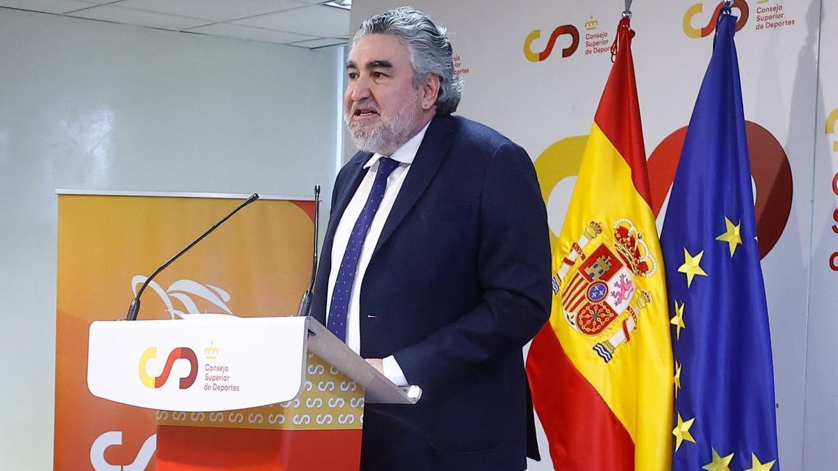 José Manuel Rodríguez Uribes, presidente del Consejo Superior de Deportes.