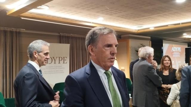 Asís Canales, de Iberdrola, al término de la jornada organizada por Adype.