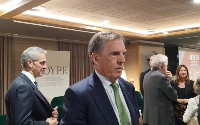 Asís Canales, de Iberdrola, al término de la jornada organizada por Adype.
