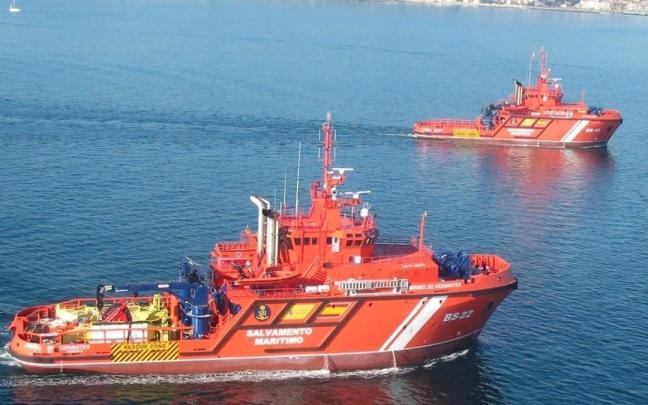 Buques de Salvamento Marítimo en una imagen de archivo.