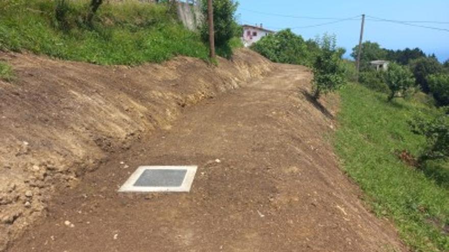 Mejoras en Oleta: saneamiento vinculado a la red general.