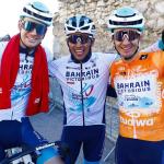 Pello Bilbao se subió al podio en Valencia.