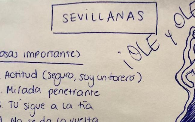 La nota de la sevillana a su cuñado vasco.