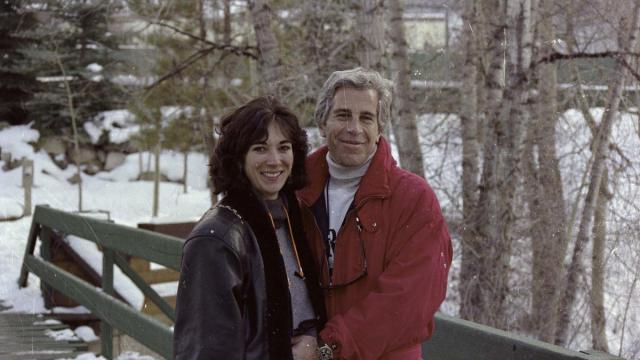 Ghislaine Maxwell, junto a Jeffrey Epstein.