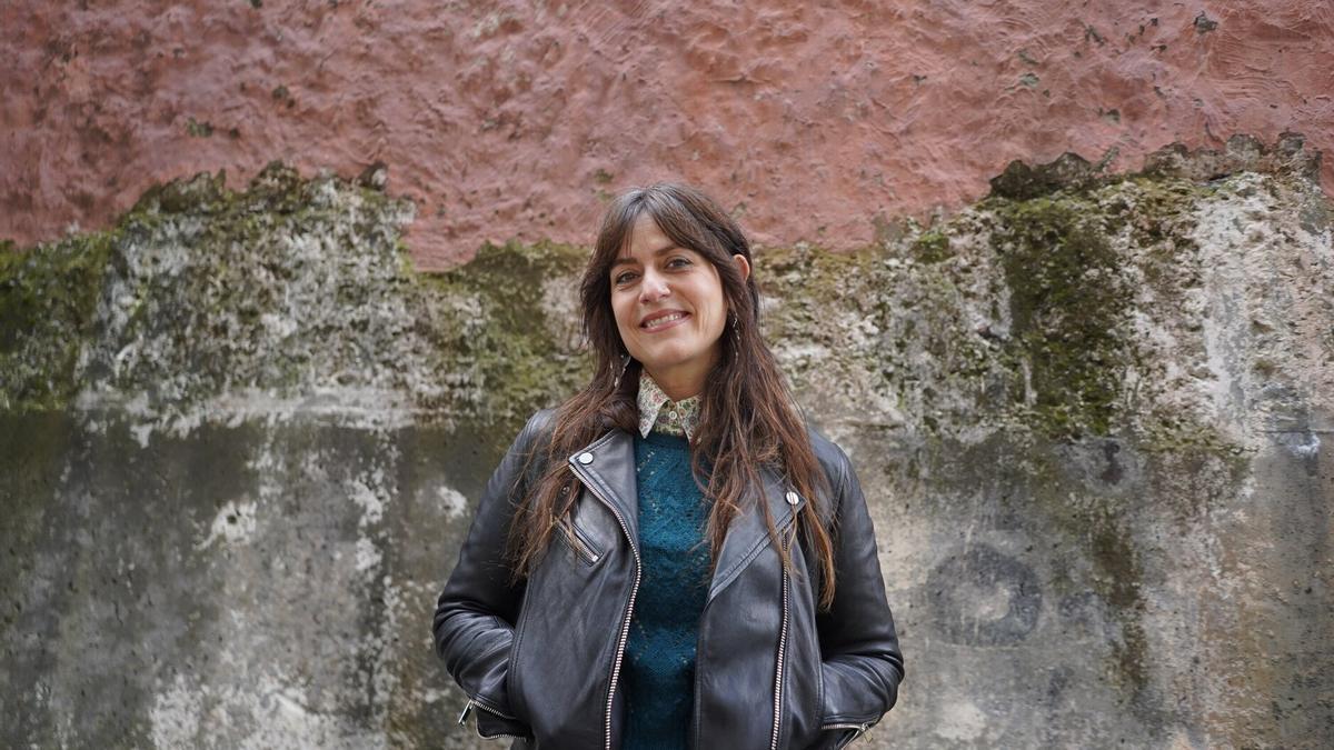 Itziar Ituño durante la entrevista en Bilbao antes del estreno de la nueva serie.