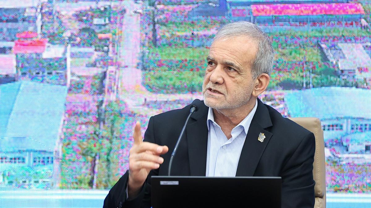 El presidente de Irán, Masud Pezeshkian.
