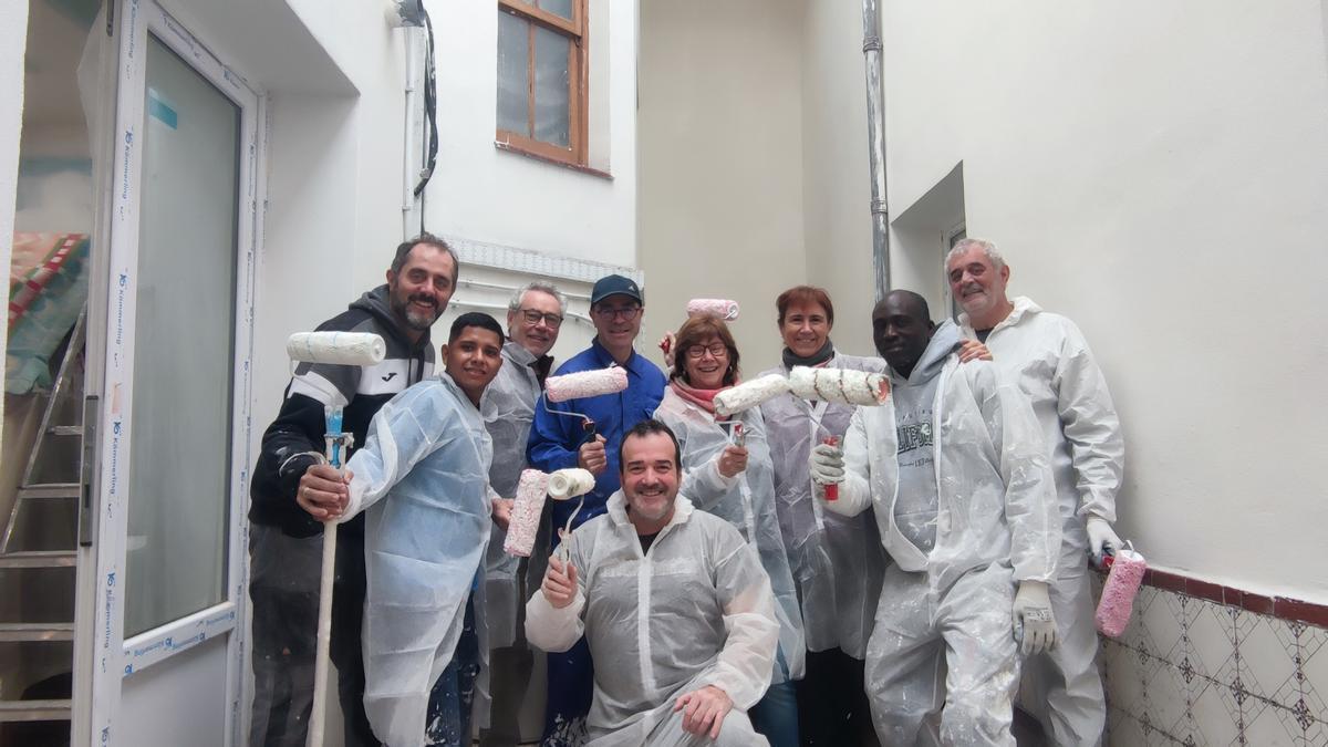 La labor desinteresada de decenas de personas ha permitido la construcción de la casa en Orduña.