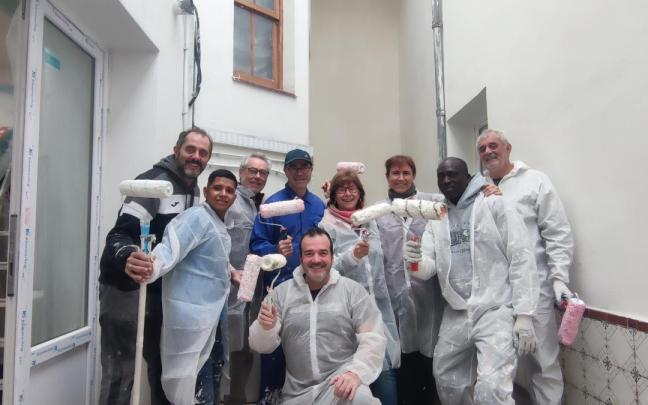 La labor desinteresada de decenas de personas ha permitido la construcción de la casa en Orduña.