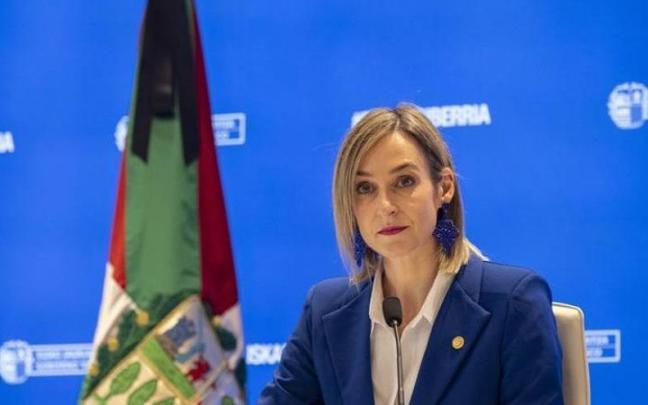 La portavoz del Gobierno Vasco, María Ubarretxena