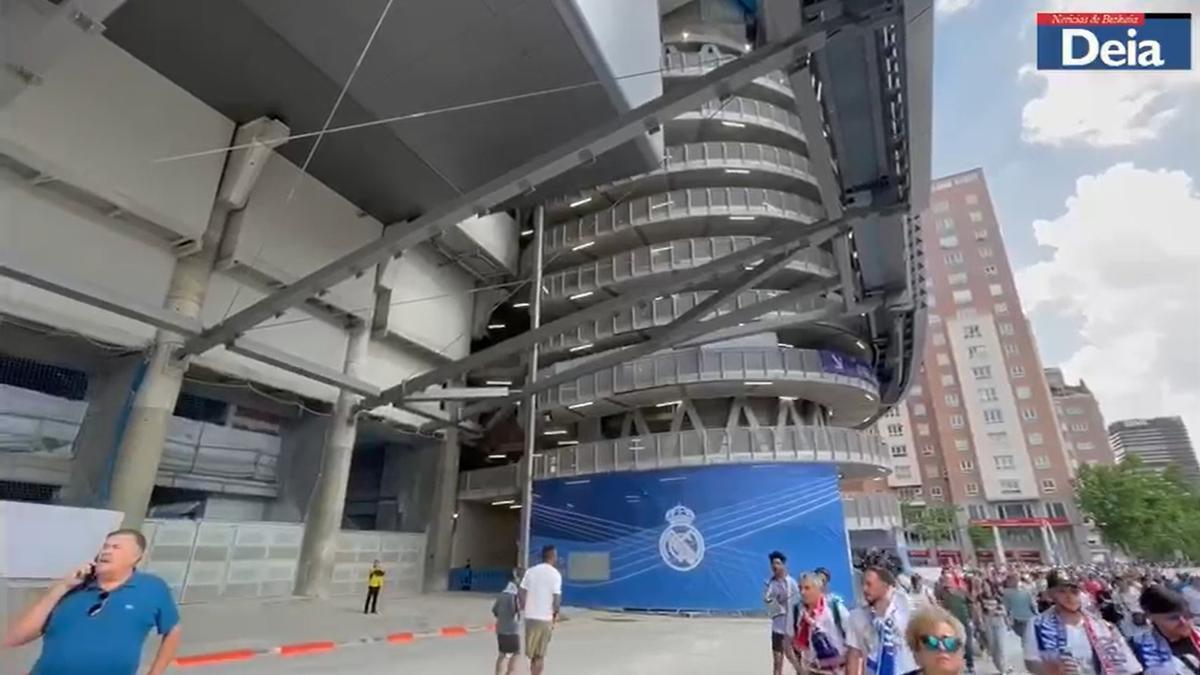 Así avanzan las obras del Santiago Bernabéu