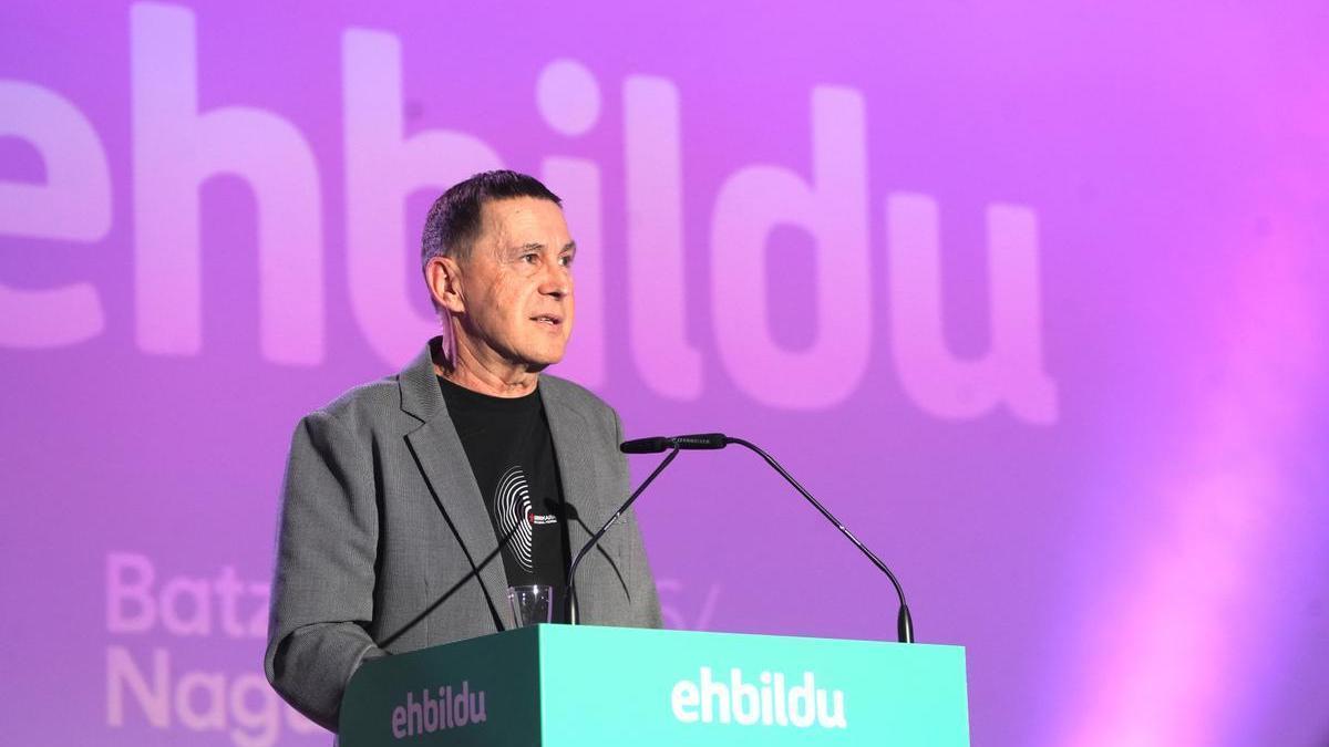 El secretario general de EH Bildu, Arnaldo Otegi