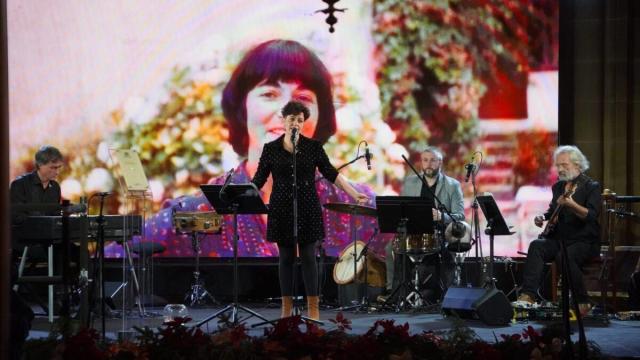 Ainara Ortega, en el espectáculo en homenaje a Iriondo.